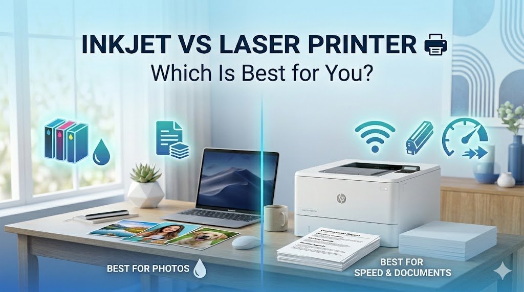 Inkjet vs Laser: Which Printer Type Suits You Best?